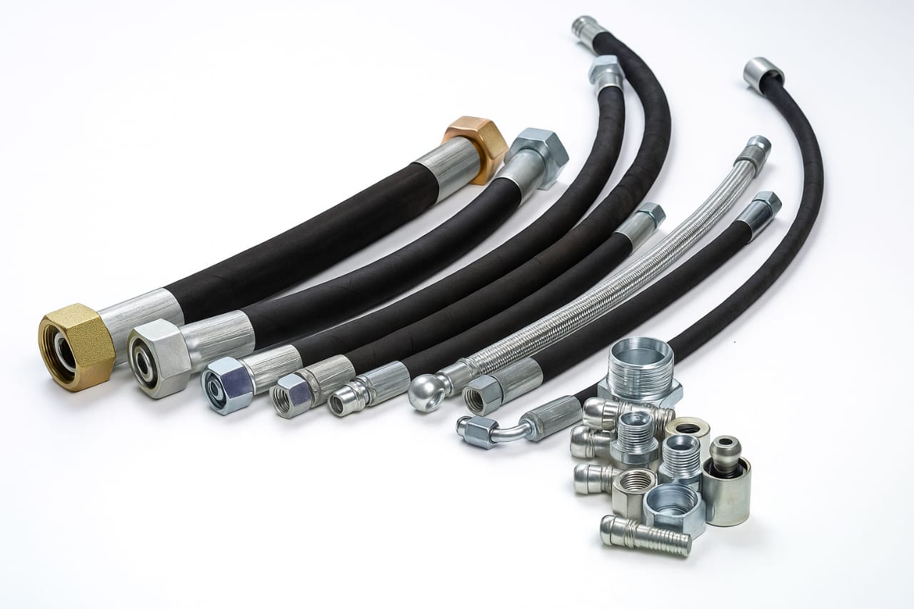 Precision hydraulic hose assemblies and ferrules on the RD Engineering shop floor