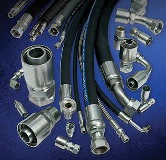 Collection of hydraulic fittings and couplings