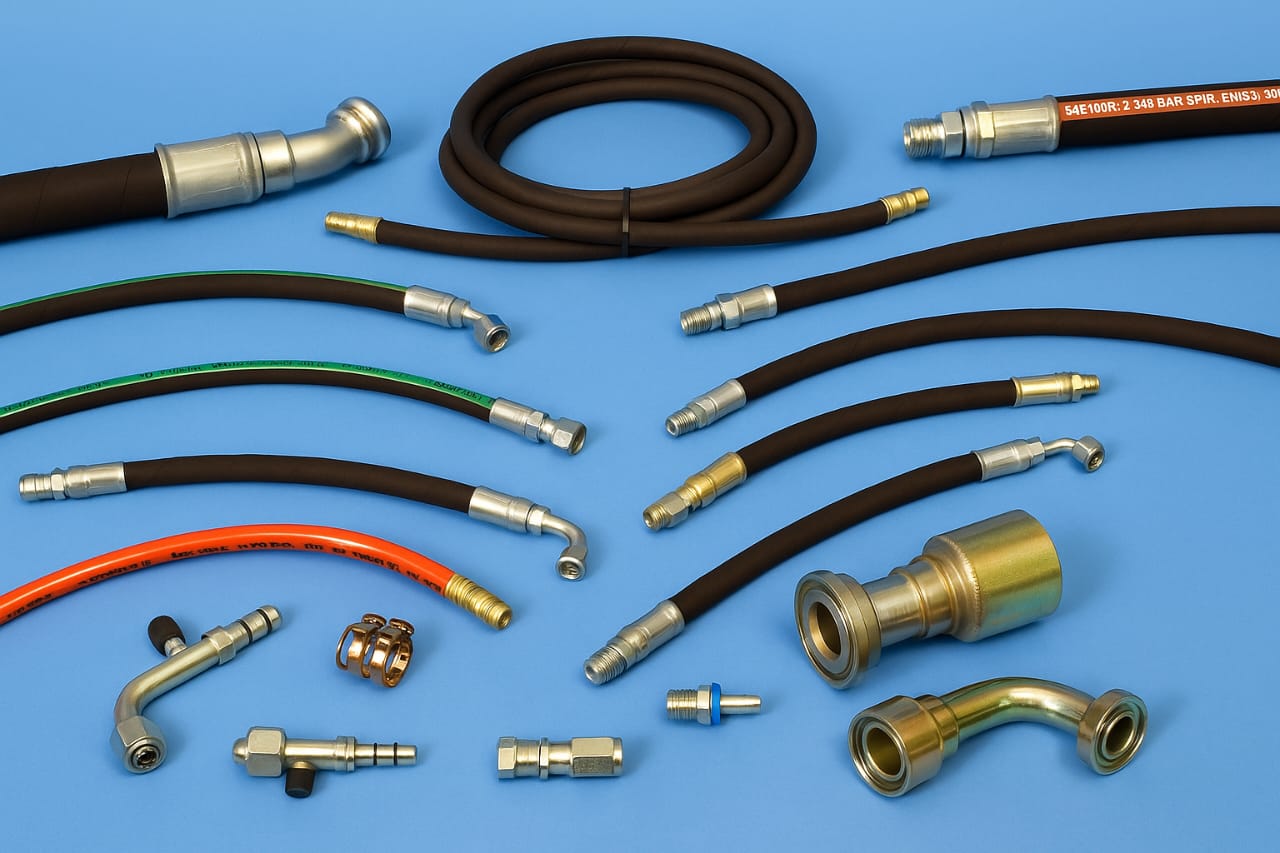 Hydraulic hose assemblies manufactured by RD Engineering