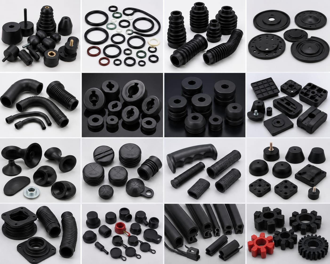 Extensive range of moulded rubber components